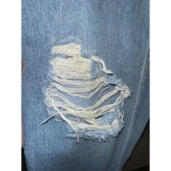 Levi’s Vintage 1998 Perfectly Distressed 550 Relaxed Fit Tapered Leg Jeans SZ10 - Picture 7 of 16